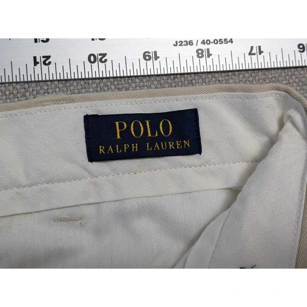 Polo Ralph Lauren Chinos Men's Khaki 40x32 Classic Fit Cotton Pants